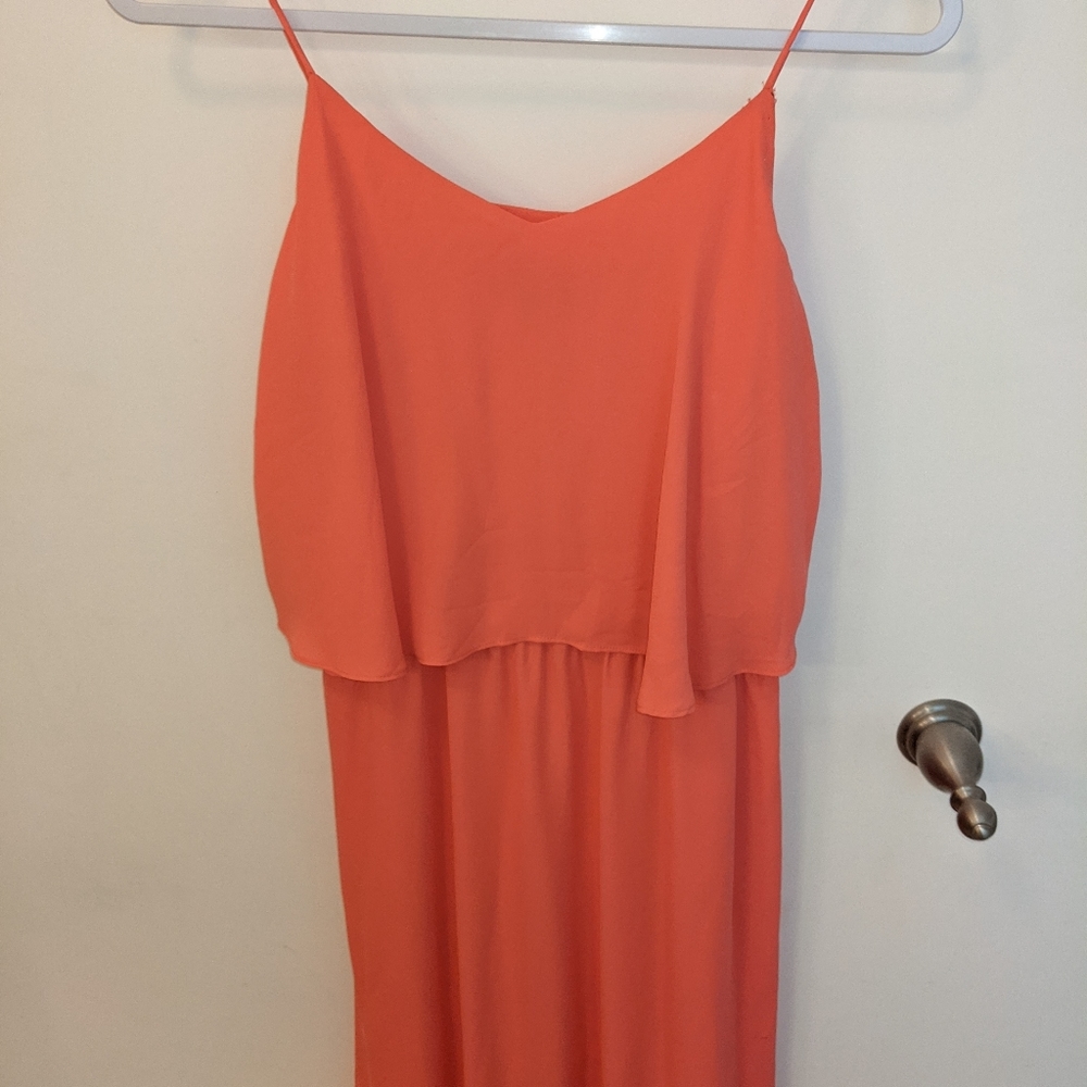 Pink maxi dress